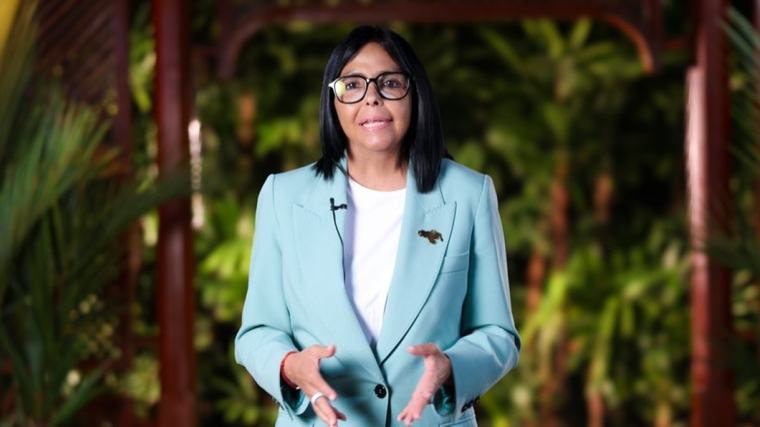 Delcy Rodríguez agradece "altamente" a Donald Trump por el acuerdo petrolero